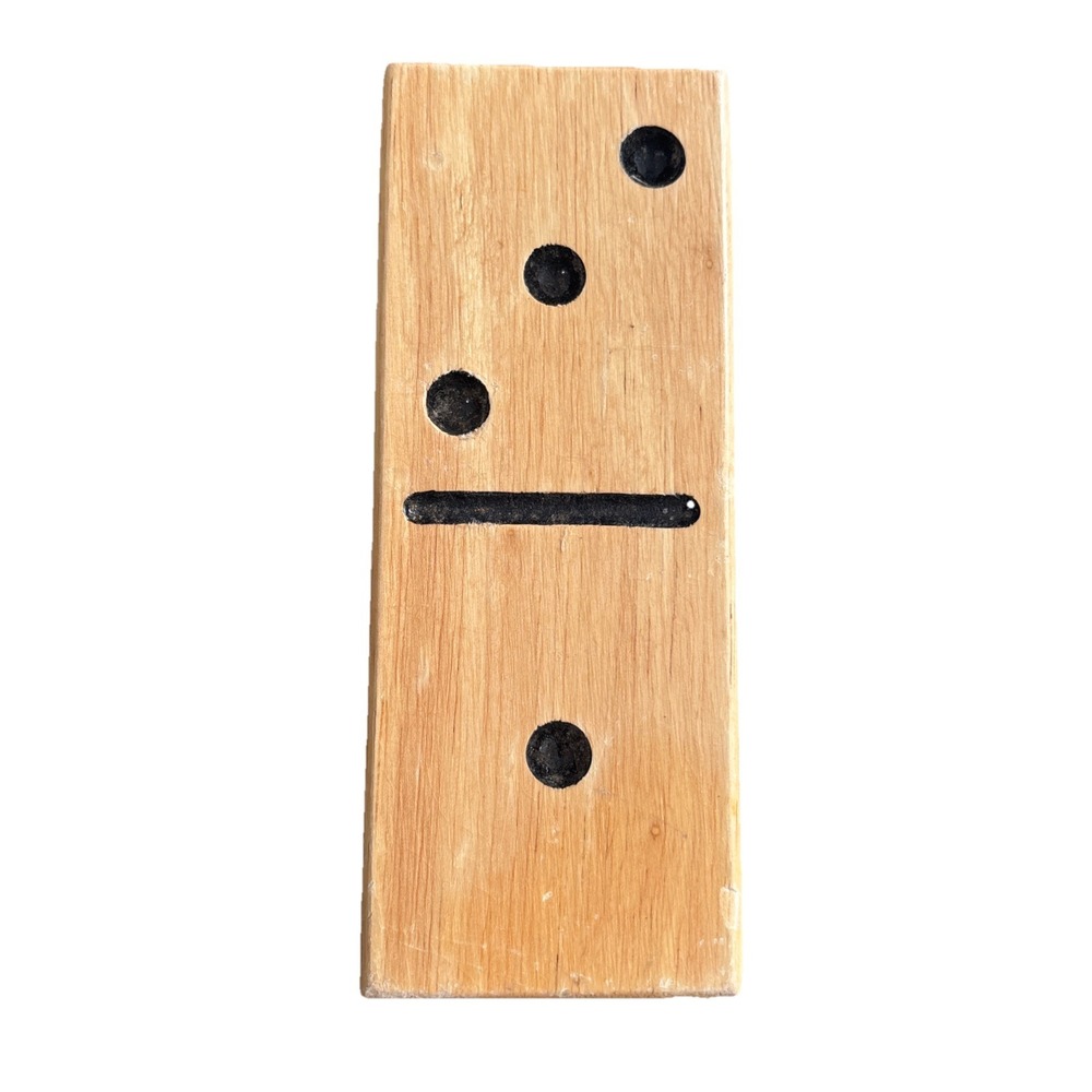 Large Home Decor Domino Piece 7"x 2.75"x1.25"